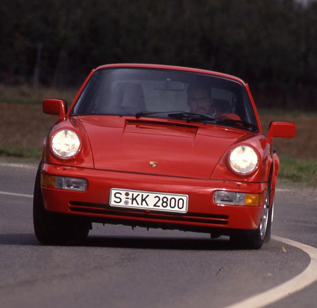 1990 porsche 911 carrera 2 coupe exterior