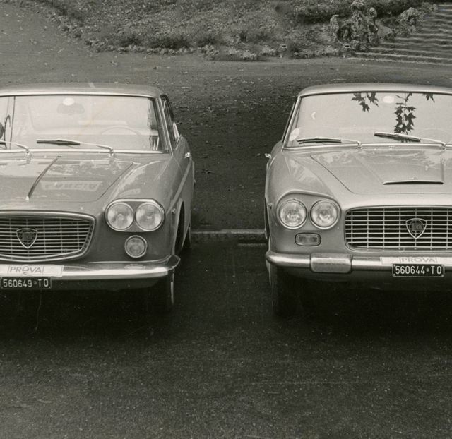 1964 lancia flavia coupe and 1964 lancia flaminia 3c gt