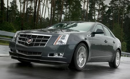 cadillac 2008 cts tire size