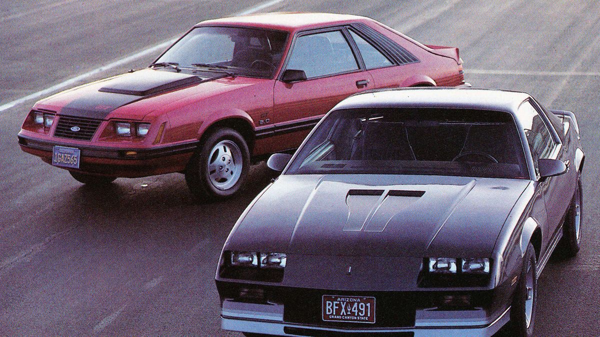 1983 Ford Mustang GT vs. Chevrolet Camaro Z28 .