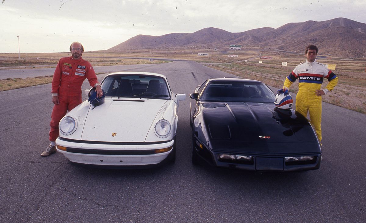 1988 porsche 911 club sport and chevrolet corvette z51