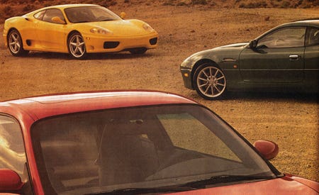 Aston Martin Db7 Vantage Vs Porsche 911 Turbo Ferrari