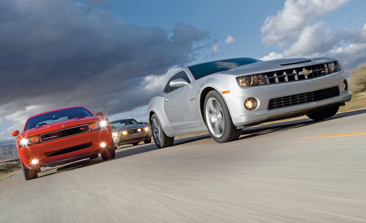 2010 Chevy Camaro SS vs. 2010 Ford Mustang GT, 2009 Dodge