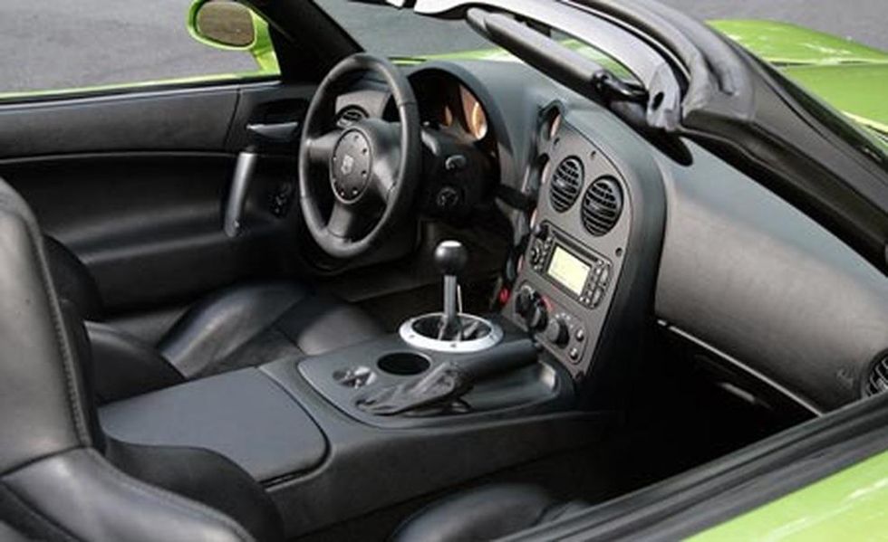 2008 dodge viper srt10 convertible interior