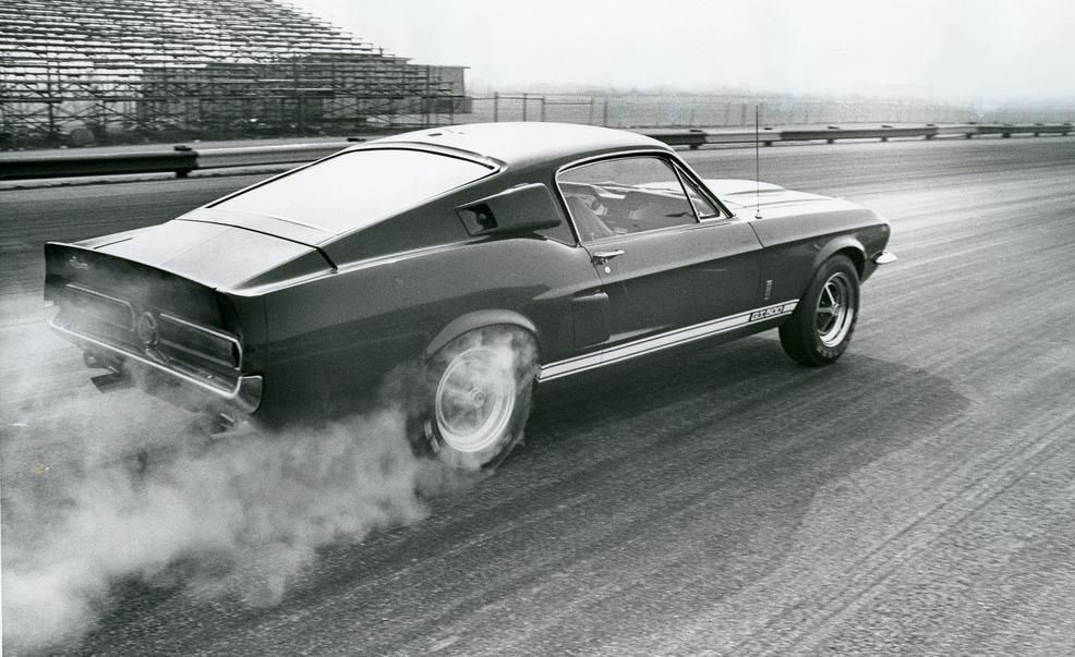 black 1967 shelby mustang gt500