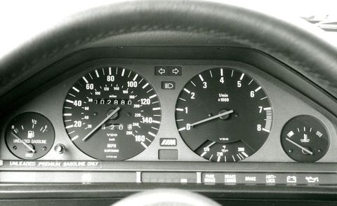 1988 bmw m3 coupe instrument cluster