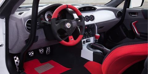 Motor vehicle, Steering part, Mode of transport, Automotive design, Steering wheel, Transport, Automotive mirror, Red, Speedometer, Center console, 