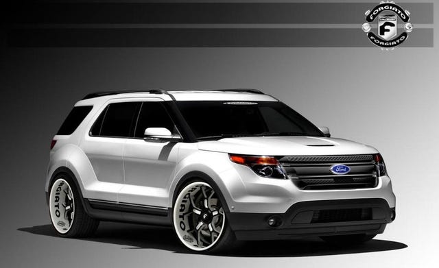 Ford 039 S Show Car Onslaught Includes Two Escapes And One Explorer 12 Sema Show