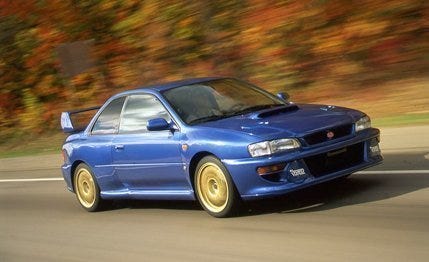 Subaru Impreza 22b Sti Archived Test 11 Review 11 Car And Driver