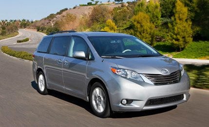 2011 Toyota Sienna XLE AWD – Instrumented Test – Car and Driver