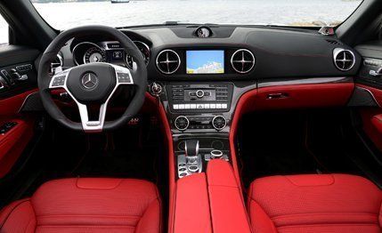 Motor vehicle, Steering part, Mode of transport, Automotive design, Automotive mirror, Steering wheel, Vehicle audio, Center console, White, Red, 