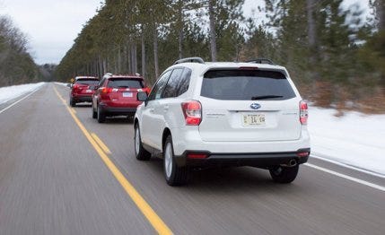 Toyota Rav4 Vs Mazda Cx 5 Vs Subaru Forester