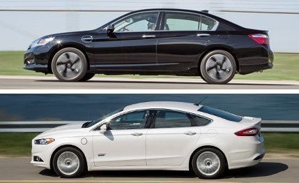 2017 Ford Fusion Energi Anium Vs Honda Accord Plug In Image