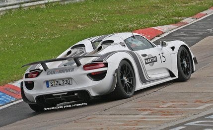 2014 porsche 918 spyder spy photos 8211 news 8211 car and driver 2014 porsche 918 spyder spy photos