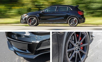 Dive Planes! Huge Spoiler! Mercedes Gla45 Amg Tested!