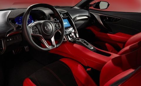 Motor vehicle, Steering part, Mode of transport, Automotive design, Vehicle, Steering wheel, Red, Car, Speedometer, Center console, 