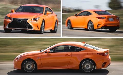 16 Lexus Rc0t F Sport Test 11 Review 11 Car And Driver