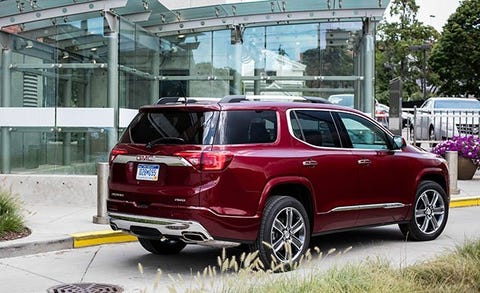 2017 Gmc Acadia Denali Awd Test Review Car And Driver Image