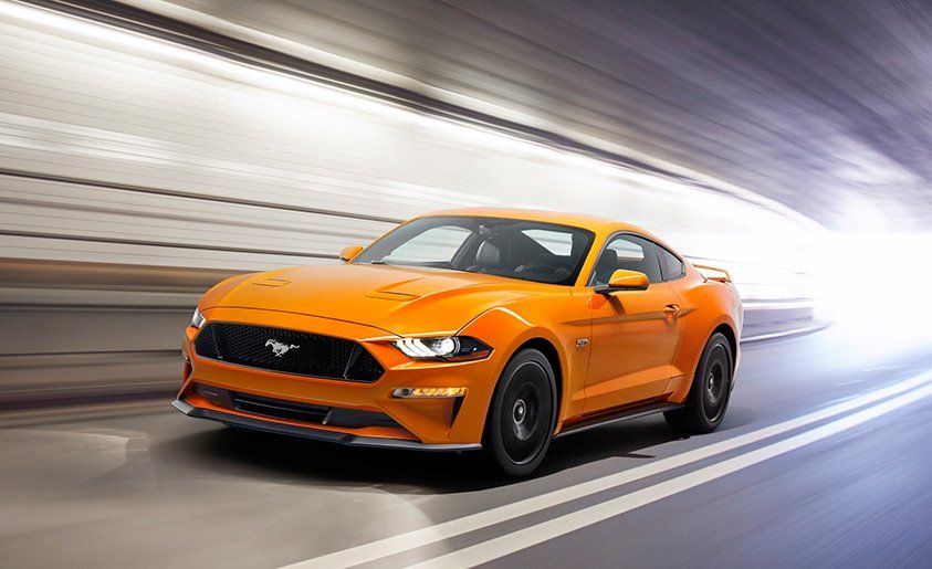 Land vehicle, Vehicle, Car, Motor vehicle, Yellow, Muscle car, Performance car, Automotive design, Sports car, Ford mustang, 