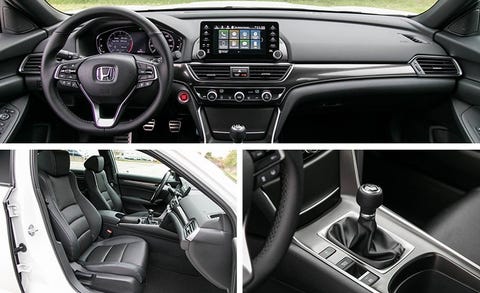 2018 honda accord sport 1.5t interior