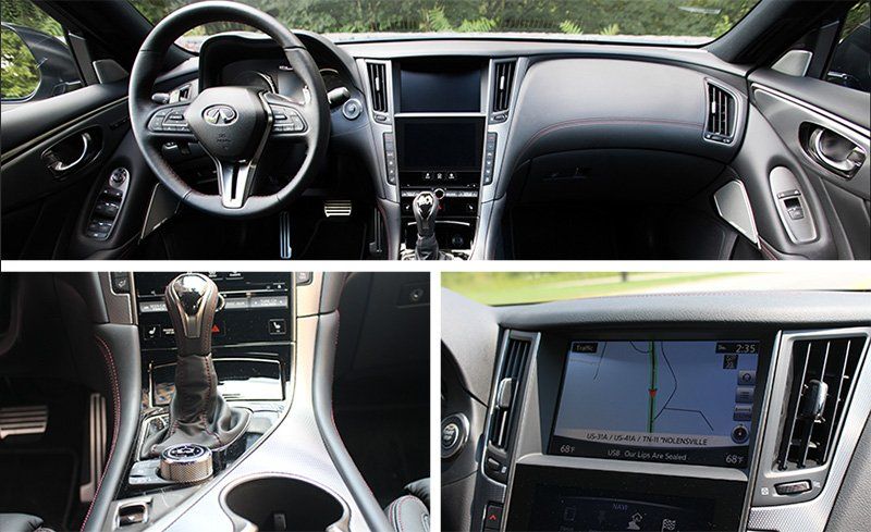 Land vehicle, Vehicle, Car, Steering wheel, Center console, Mid-size car, Luxury vehicle, Infiniti, Gear shift, 