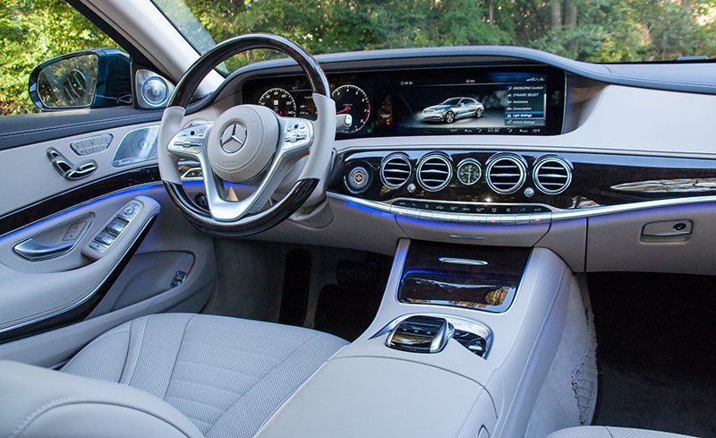 Land vehicle, Vehicle, Car, Luxury vehicle, Motor vehicle, Center console, Steering wheel, Mercedes-benz s-class, Mercedes-benz, Personal luxury car, 