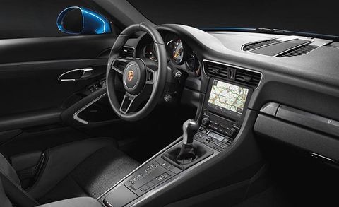 Land vehicle, Vehicle, Car, Center console, Steering wheel, Porsche 911 gt3, Luxury vehicle, Automotive design, Porsche 911, Porsche, 