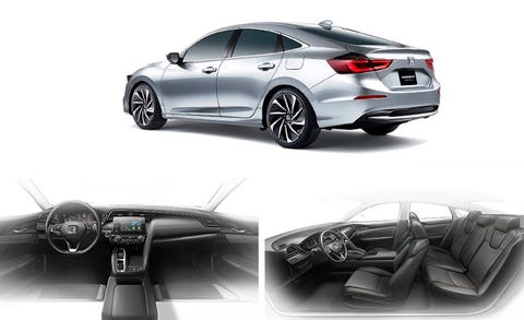 2019 Honda Insight Prototype A Civic Hybrid By Another Name News Image