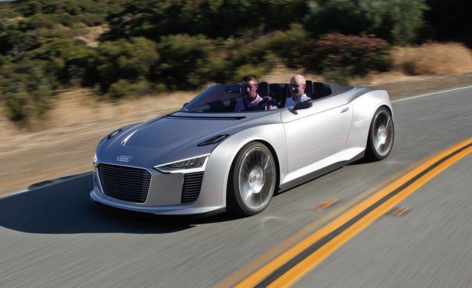 Audi e tron Spyder Prototype Drive Review Car and Driver