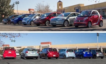 2017 Chevy Spark Ev Vs Fiat 500e Ford Focus Electric Honda Fit Image