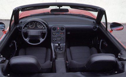 Land vehicle, Vehicle, Car, Center console, Steering wheel, Mazda mx-5, Coupé, Roadster, Sports car, Mazda, 