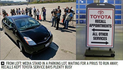 Dot Renders Its Verdict On Toyota S Unintended Acceleration Scare