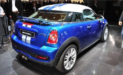 2012 Mini Cooper Coupe Official Photos and Info – News – Car and Driver