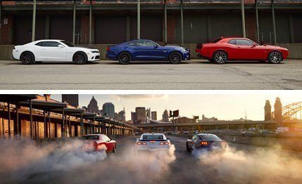 2015 Ford Mustang GT vs. Chevrolet Camaro SS 1LE, Dodge Challenger R/T Scat  Pack – Comparison Test – Car and Driver