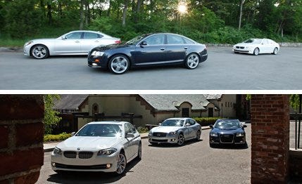 2010 Audi A6 3 0t Quattro Vs 2011 Bmw 535i 2011 Infiniti M37
