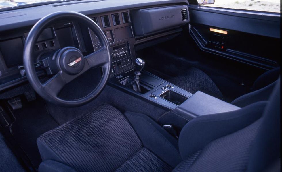 1988 chevrolet corvette z51 interior
