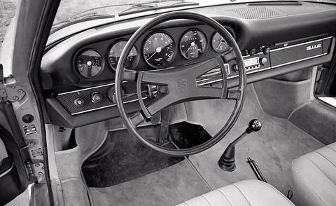 1969 porsche 911e coupe interior