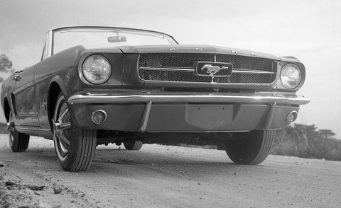Land vehicle, Vehicle, Car, Motor vehicle, Muscle car, Bumper, First generation ford mustang, Classic car, Automotive exterior, Automotive design, 