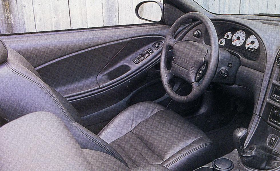 1999 ford svt mustang cobra convertible interior