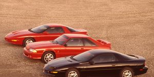 1993 pontiac firebird formula, 1993 ford mustang cobra, and 1993 chevrolet camaro z28