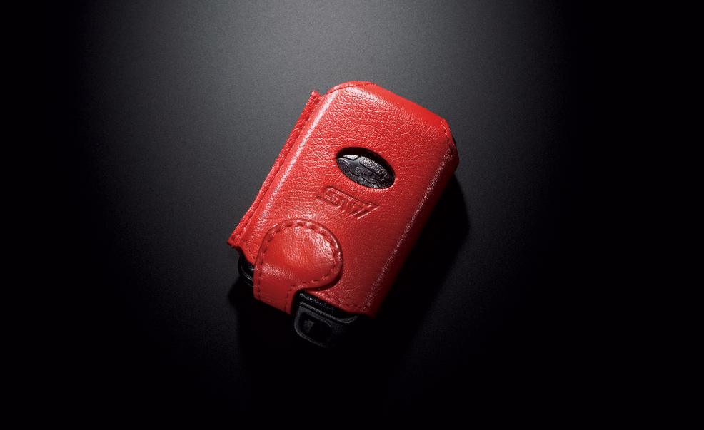 STi JDM Leather Key Case 