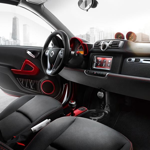 Smart Brabus Xclusive Red Edition Debuts at Geneva – News – Car and Driver