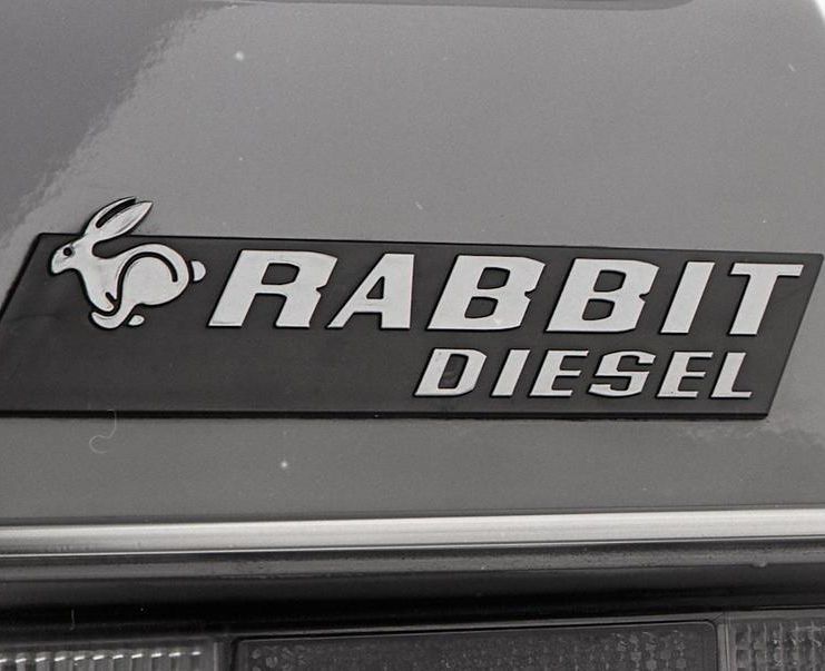 1977 volkswagen rabbit diesel badge