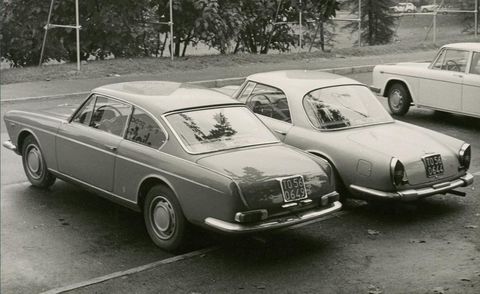 1964 lancia flavia coupe and lancia flaminia 3c gt