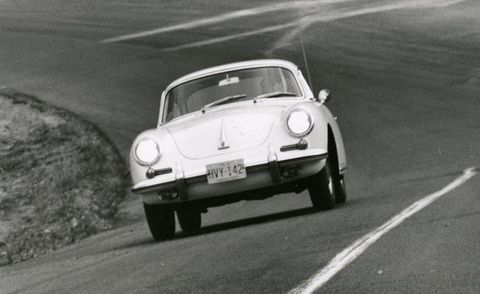 1963 Porsche 356B 1600 Super front exterior