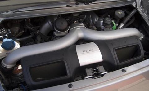 2007 porsche 911 turbo twin turbocharged 36 liter flat 6 engine