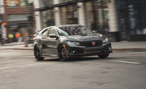 2017 Honda Civic Type R driving 2017 honda civic type r