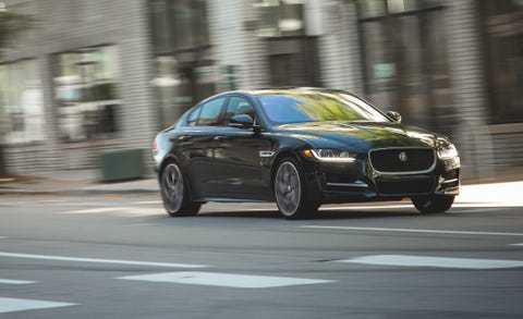 2017 Jaguar XE driving 2017 jaguar xe