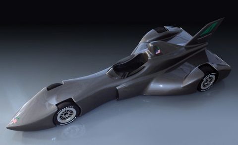 2012 DeltaWing IndyCar concept race car