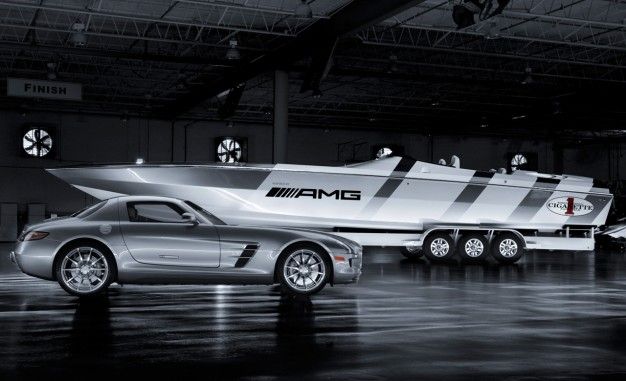 cigarette racing amg inspired boat